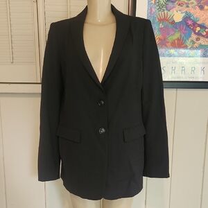 Armani Collezioni Black Blazer Classic Tailored Suit Jacket